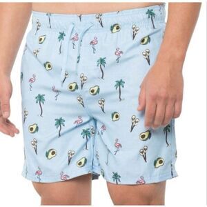 NWT BURNSIDE Men XL Quick-drying Stretch UV Protection Swim Volleyball Trunks